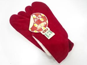 アンティーク　福助　ビロード足袋(17センチ・2枚コハゼ)